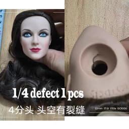 T01 1/6 boy head BJD change makeup eye opening baby monsters high school bald head practice hand flaws
