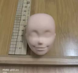 T01 1/6 boy head BJD change makeup eye opening baby monsters high school bald head practice hand flaws