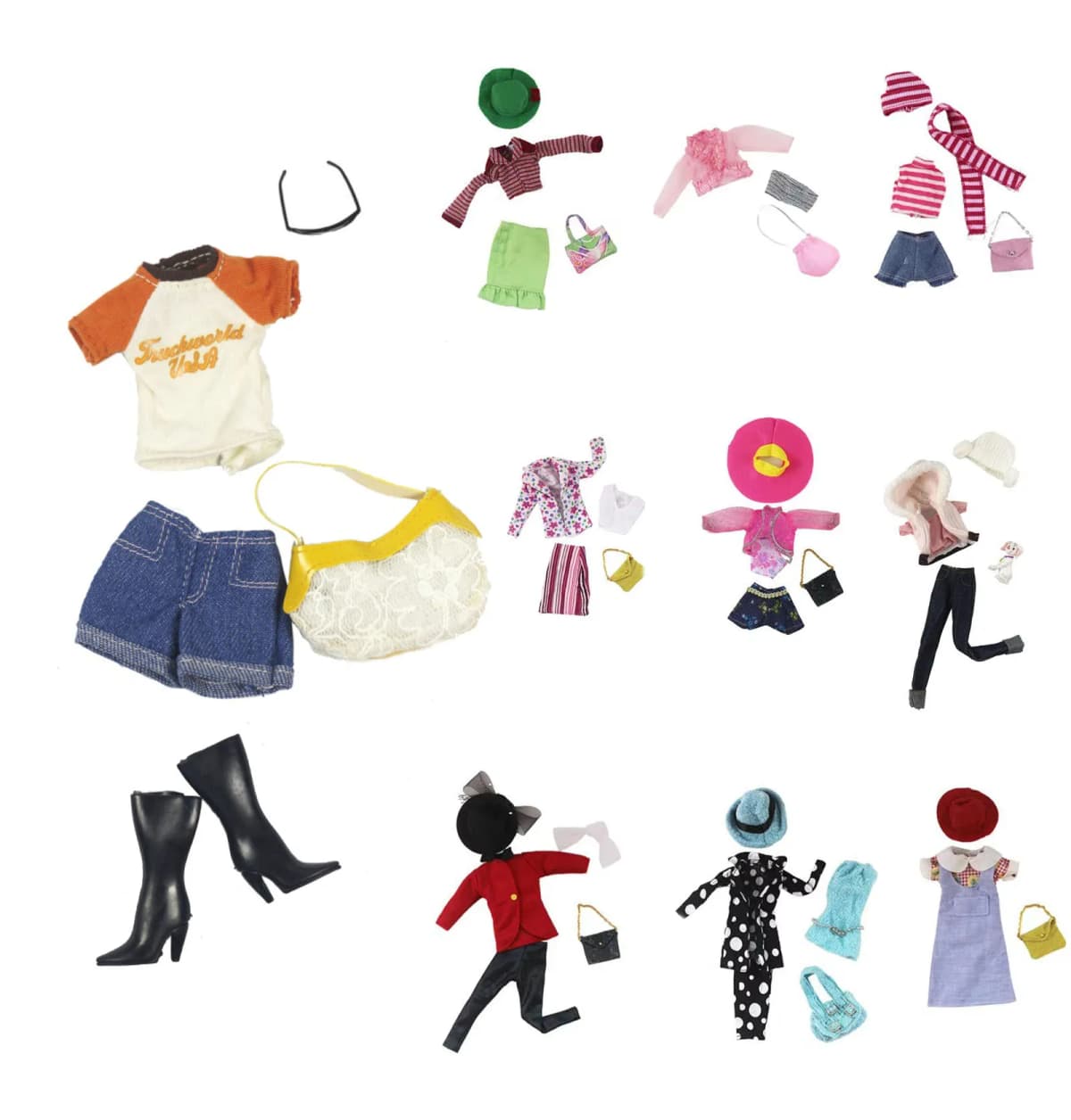 1 Set Doll Clothes 1:6 Scale Dress Outfit for 11.5 Inch 30cm Doll Many Style for Choice Gifts for Girls Doll Accessories #2