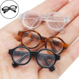 1:6 Cute Mini Doll Glasses Doll Accessories Photo Props Gift Doll Decor Sunglasses Children Toys Girls Gift