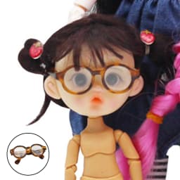 1:6 Cute Mini Doll Glasses Doll Accessories Photo Props Gift Doll Decor Sunglasses Children Toys Girls Gift