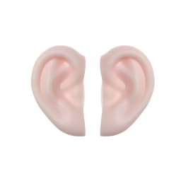 1Pair Doll 1/6 Elf and Human Plastic Ear White Natural Tan Dark and Super Dark Skin for 30cm Blyth Doll DIY Accessories Gift