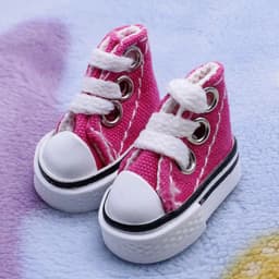 1 Pair 3.5cm/5cm Doll Canvas Shoes Fashion Handmade Doll Sneakers 1/6 Dolls Sneakers Shoes For Children BJD Accessories