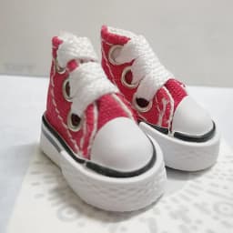1 Pair 3.5cm/5cm Doll Canvas Shoes Fashion Handmade Doll Sneakers 1/6 Dolls Sneakers Shoes For Children BJD Accessories
