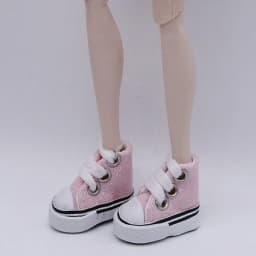 1 Pair 3.5cm/5cm Doll Canvas Shoes Fashion Handmade Doll Sneakers 1/6 Dolls Sneakers Shoes For Children BJD Accessories