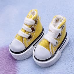 1 Pair 3.5cm/5cm Doll Canvas Shoes Fashion Handmade Doll Sneakers 1/6 Dolls Sneakers Shoes For Children BJD Accessories