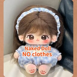 20cm Cute Plush Doll Cotton Plushies Toys Baby Clothes Dress Up Stuffed Customization Figure Toys Xmas Collection Gifts