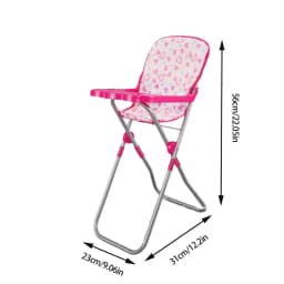 Reborn Doll Baby Toddler Furniture Toy Playset ABS Plastic Cradle Swing Nursery Room Decor Role Play Doll House Furniture