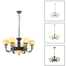 1Pc 1/6 1/12 Miniature Dollhouse Ceiling Lamp Hanging Lamp Mini LED Lighting Model Home Decoration Doll Furniture Toy