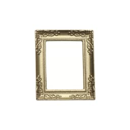 DIY Dollhouse Ornament Vintage Furniture European Style 1:12 Scale Doll House Accessories Mini Gloden Frames Miniature Mirror