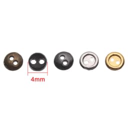 20Pcs Metal Doll Buttons For Doll Clothes Sewing Accessories Round Mini Buttons 3/4/5/6mm For 1/12 1/6 Diy Doll Clothing Buckles