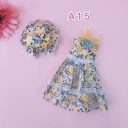 BJD Doll Clothes Girl Dress fits to 30cm 1/6 BJD SD 13 doll Scarf Sling Floral Skirt t-shirt Jeans For Girls Gift