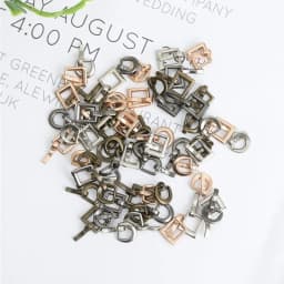 20PCS 4mm Mini Ultra-small Tri-glide Belt Buckle for Doll Bag Buckles DIY Stuffed Doll Buckle Shoes Clothes Sewing Accessories