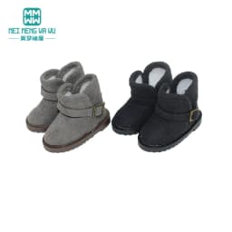 5.6cm Toys Doll Shoes for EXO 1/6 BJD YOSD Doll Accessories Fashion Snow Boots Khaki Black Pink