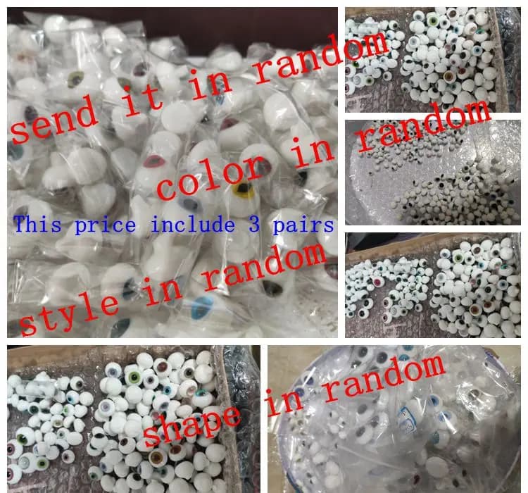 Doll Accessories 6mm 8 10 12 14 16 18 20 22 24MM 70cm 1/3 1/4 1/6 Reborn MSD YOSD SD BJD Doll Glass Eyes Eyesball Random