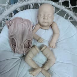 17inch Reborn Doll Kit Limited Edition Nevaeh Doll Kit with Body and Certificate Soft Touch Unpainted Unfinished Doll Parts