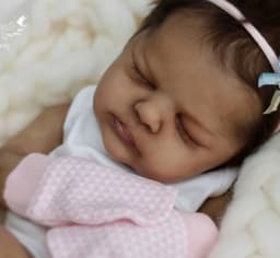 20inch Reborn Doll Kit Bellami Newborn Sleeping Baby Lifelike Soft Touch Fresh color Unfinished Unpainted Doll Parts with Body