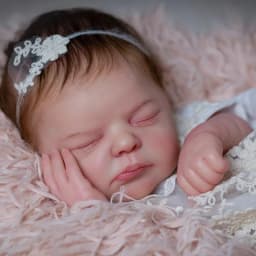20inch Reborn Doll Kit Bellami Newborn Sleeping Baby Lifelike Soft Touch Fresh color Unfinished Unpainted Doll Parts with Body