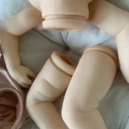 20inch Reborn Doll Kit Bellami Newborn Sleeping Baby Lifelike Soft Touch Fresh color Unfinished Unpainted Doll Parts with Body