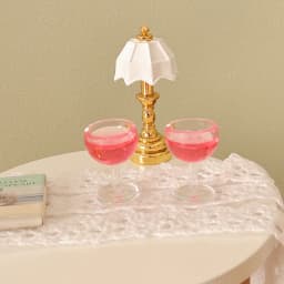 5pcs Dollhosue Miniature Red Wine Cup Wine Glasses Doll House Foods Groceries Kitchen Fairy Garden Scene Decor Furniture Toy