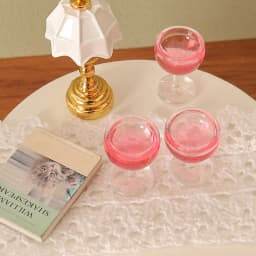 5pcs Dollhosue Miniature Red Wine Cup Wine Glasses Doll House Foods Groceries Kitchen Fairy Garden Scene Decor Furniture Toy