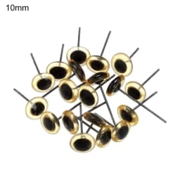 20/50Pcs Transparent Brown Doll Glass Eyes Noses Needle Felting Eyes For DIY Bears Animals Dolls Kids DIY Toys Accessories