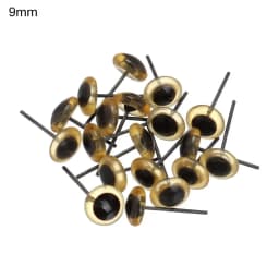 20/50Pcs Transparent Brown Doll Glass Eyes Noses Needle Felting Eyes For DIY Bears Animals Dolls Kids DIY Toys Accessories