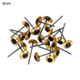 20/50Pcs Transparent Brown Doll Glass Eyes Noses Needle Felting Eyes For DIY Bears Animals Dolls Kids DIY Toys Accessories