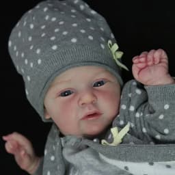 22inch Reborn Doll Kit Mary Ann By Natali Rare Limited Sold out Edition DIY Unfinished Unpainted Doll Parts with Body and Eyes