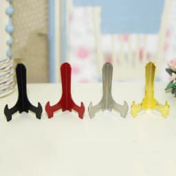 3Pcs 1/12 Doll House Miniature Alloy Tray Rack Simulation Plate Storage Rack Model Toy for Mini Decoration Dollhouse Accessories