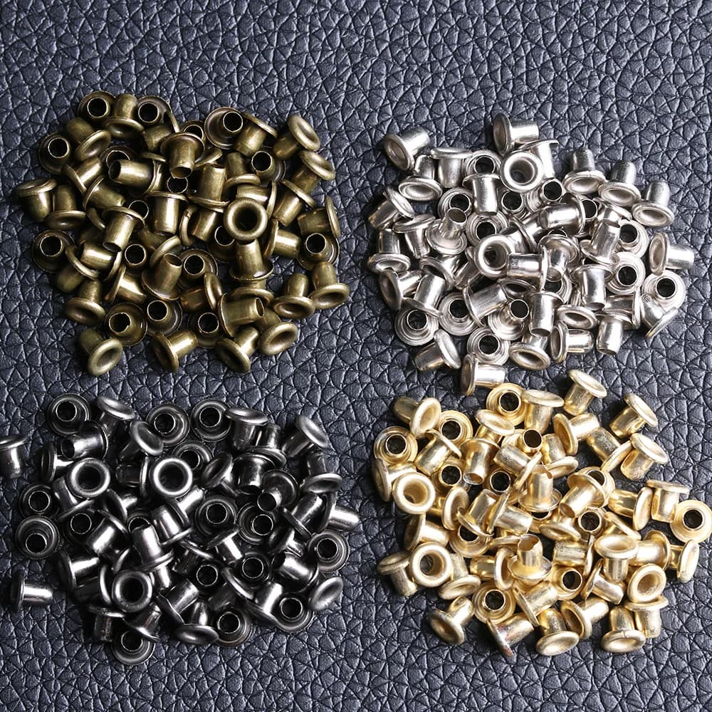 50Pcs Mini Eyelet Buttons for DIY Doll Belt Buckles Metal Buckle Snap Button Bag Shoes Clothes Sewing Accessories 1.5/2.5mm