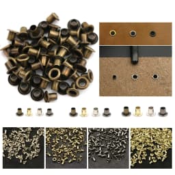 50Pcs Mini Eyelet Buttons for DIY Doll Belt Buckles Metal Buckle Snap Button Bag Shoes Clothes Sewing Accessories 1.5/2.5mm