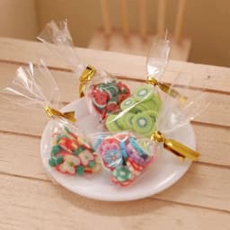 High Quality 1/12 Scale Miniature Food Kids Toy Dollhouse Accessories Mini candy Doll Supplies Dolls Snack Miniature Furniture