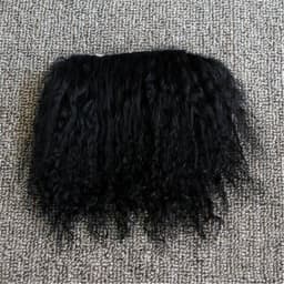 Good Quality Reborns Baby Dolls Mohair Accessories Brown Black White Colors BJD 1/8 Dolls Wigs Sheepskin Wool Lamb Hair