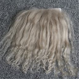 Good Quality Reborns Baby Dolls Mohair Accessories Brown Black White Colors BJD 1/8 Dolls Wigs Sheepskin Wool Lamb Hair