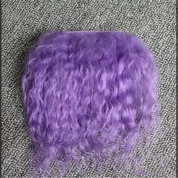 Good Quality Reborns Baby Dolls Mohair Accessories Brown Black White Colors BJD 1/8 Dolls Wigs Sheepskin Wool Lamb Hair