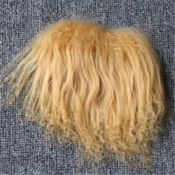Good Quality Reborns Baby Dolls Mohair Accessories Brown Black White Colors BJD 1/8 Dolls Wigs Sheepskin Wool Lamb Hair
