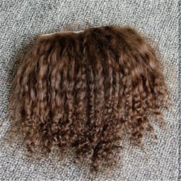 Good Quality Reborns Baby Dolls Mohair Accessories Brown Black White Colors BJD 1/8 Dolls Wigs Sheepskin Wool Lamb Hair