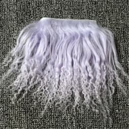Good Quality Reborns Baby Dolls Mohair Accessories Brown Black White Colors BJD 1/8 Dolls Wigs Sheepskin Wool Lamb Hair