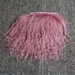 Good Quality Reborns Baby Dolls Mohair Accessories Brown Black White Colors BJD 1/8 Dolls Wigs Sheepskin Wool Lamb Hair
