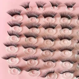 20pcs The Doll Lashes Plush Toy Eyes Eyelash Size 12-30mm Only The Eyelash DIY Plush DIY Doll Making Supply Accessories