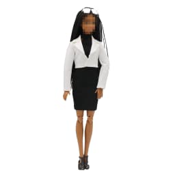 New 30cm 1/6 PU Leather Dress Jacket Set Daily Wear Accessories Clothes for Barbies Doll