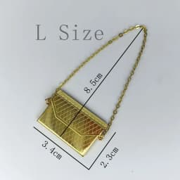 Fashion Metal Bag For 11.5" Doll Accessories Openable Chain Bag Purse For 1/6 BJD Doll Children's DIY Toys Gifts