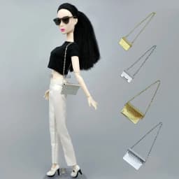 Fashion Metal Bag For 11.5" Doll Accessories Openable Chain Bag Purse For 1/6 BJD Doll Children's DIY Toys Gifts