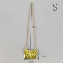 Fashion Metal Bag For 11.5" Doll Accessories Openable Chain Bag Purse For 1/6 BJD Doll Children's DIY Toys Gifts
