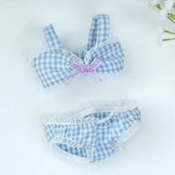 20CM Doll Clothes Swimwear Bathrobe Cute Cotton Lace Bowtie Bikini For Idol Korea Kpop EXO Super Star Dolls Toys Gift