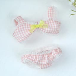 20CM Doll Clothes Swimwear Bathrobe Cute Cotton Lace Bowtie Bikini For Idol Korea Kpop EXO Super Star Dolls Toys Gift