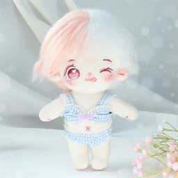 20CM Doll Clothes Swimwear Bathrobe Cute Cotton Lace Bowtie Bikini For Idol Korea Kpop EXO Super Star Dolls Toys Gift