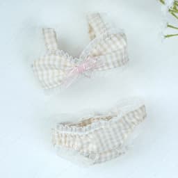 20CM Doll Clothes Swimwear Bathrobe Cute Cotton Lace Bowtie Bikini For Idol Korea Kpop EXO Super Star Dolls Toys Gift