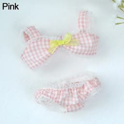20CM Doll Clothes Swimwear Bathrobe Cute Cotton Lace Bowtie Bikini For Idol Korea Kpop EXO Super Star Dolls Toys Gift